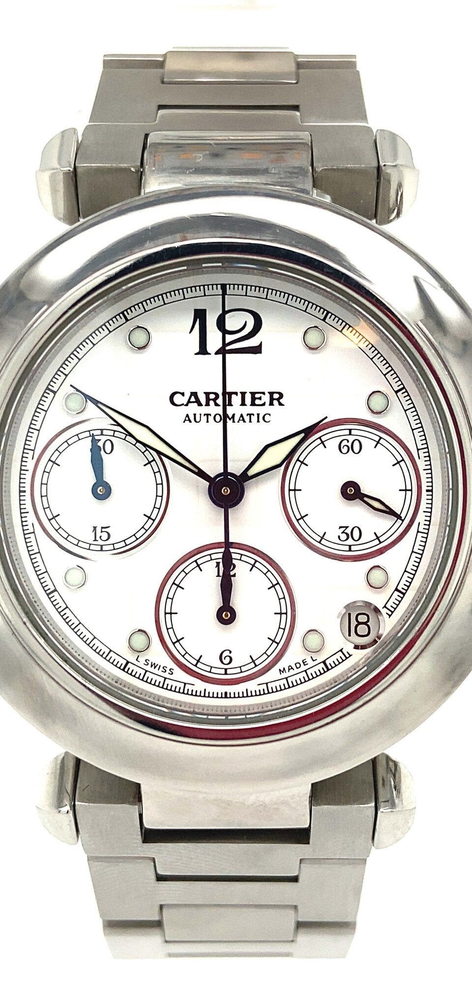 Vintage Cartier Pasha Watch Steel